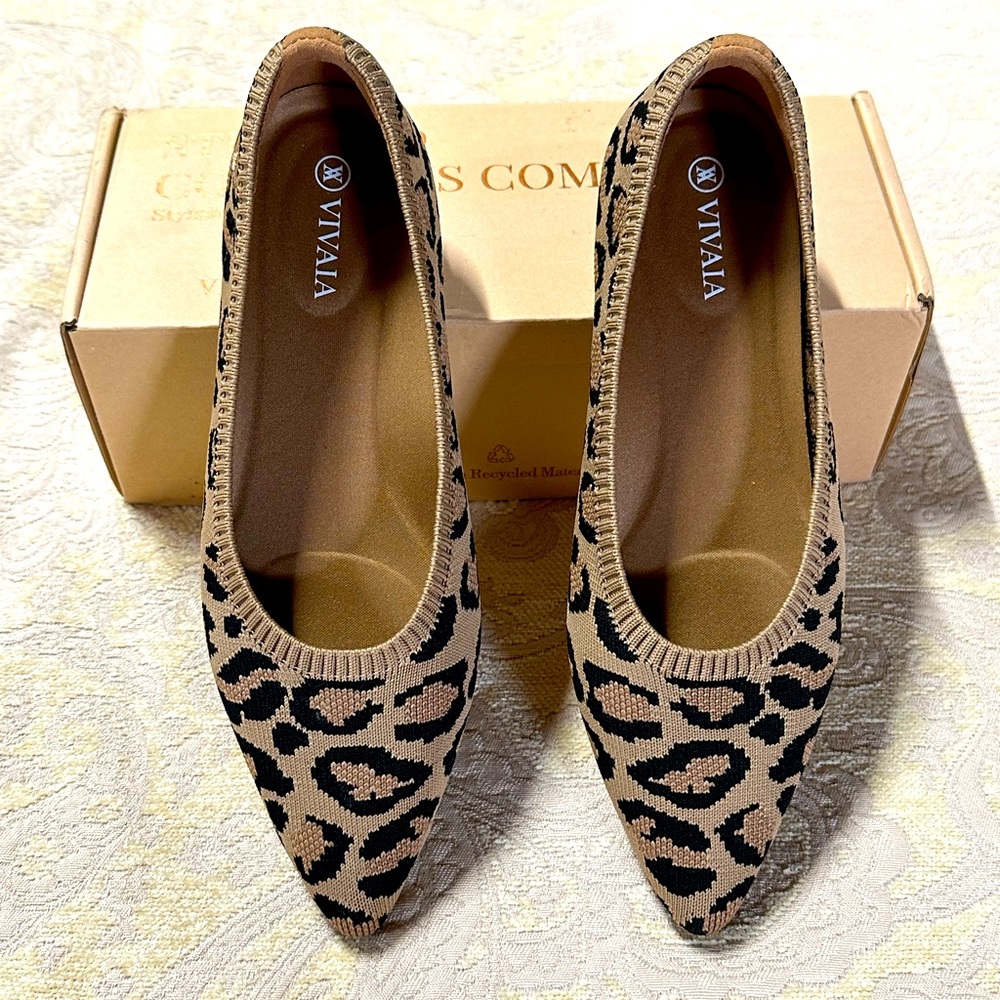 VIVAIA Flats Dark Leopard